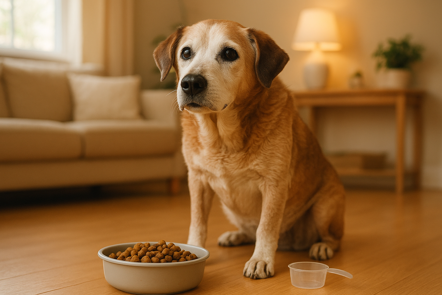 Dieta del cane anziano: tabella dosi, calorie e come scegliere crocchette senior davvero adatte