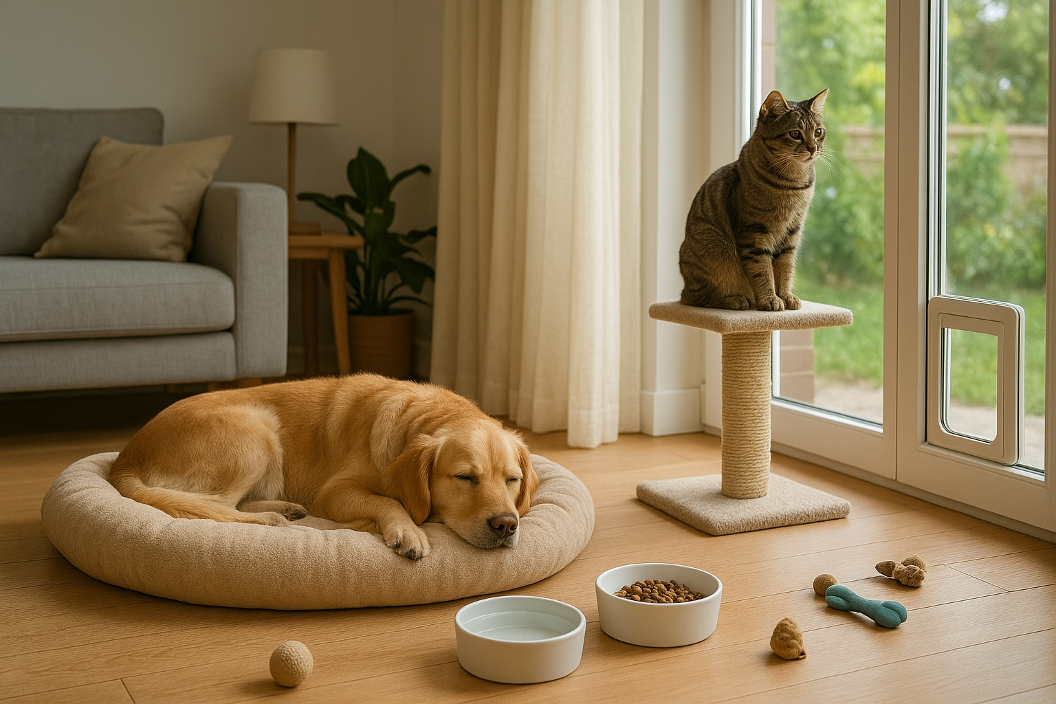 Vivere con gli animali: capire il cane e il gatto, giochi, casa pet friendly