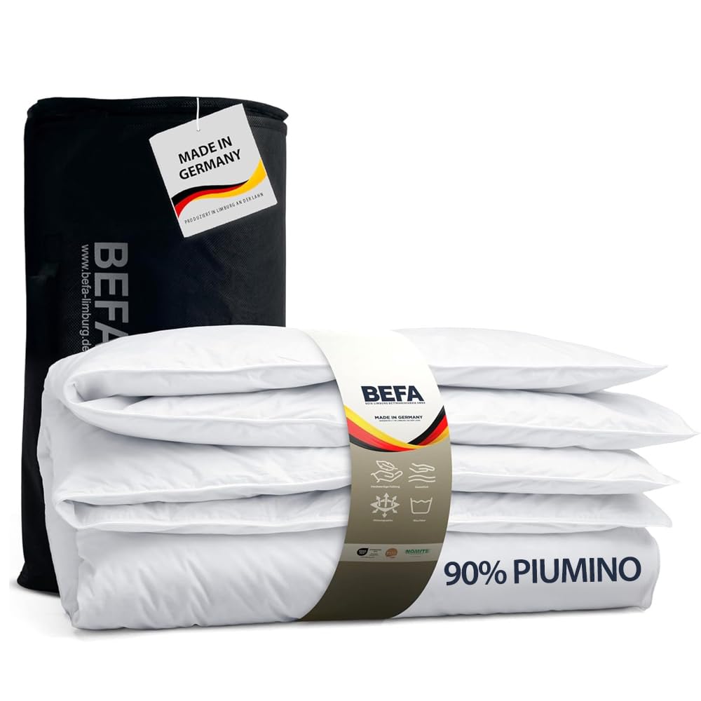 Piumino BEFA NATUR 155×220: comfort per umani e ideale per case con animali domestici