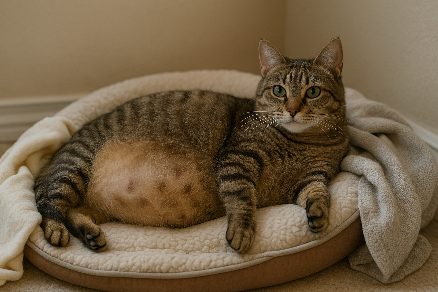 Gatta incinta: segnali da riconoscere, tempi di gestazione e come preparare il parto in casa in modo sicuro