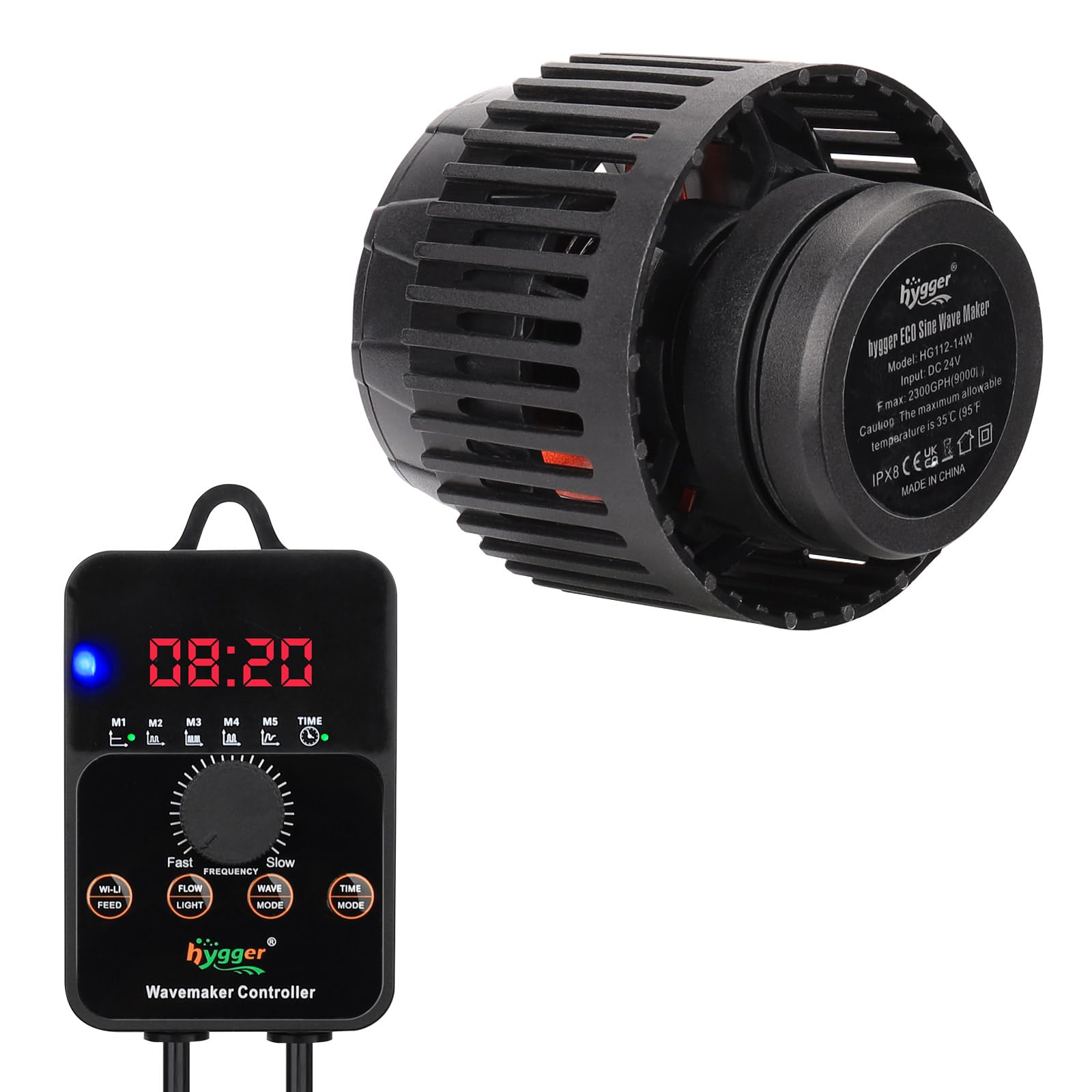 Pompa di circolazione hygger 24/7 6000 LPH: movimento d’acqua smart per acquari di medie dimensioni