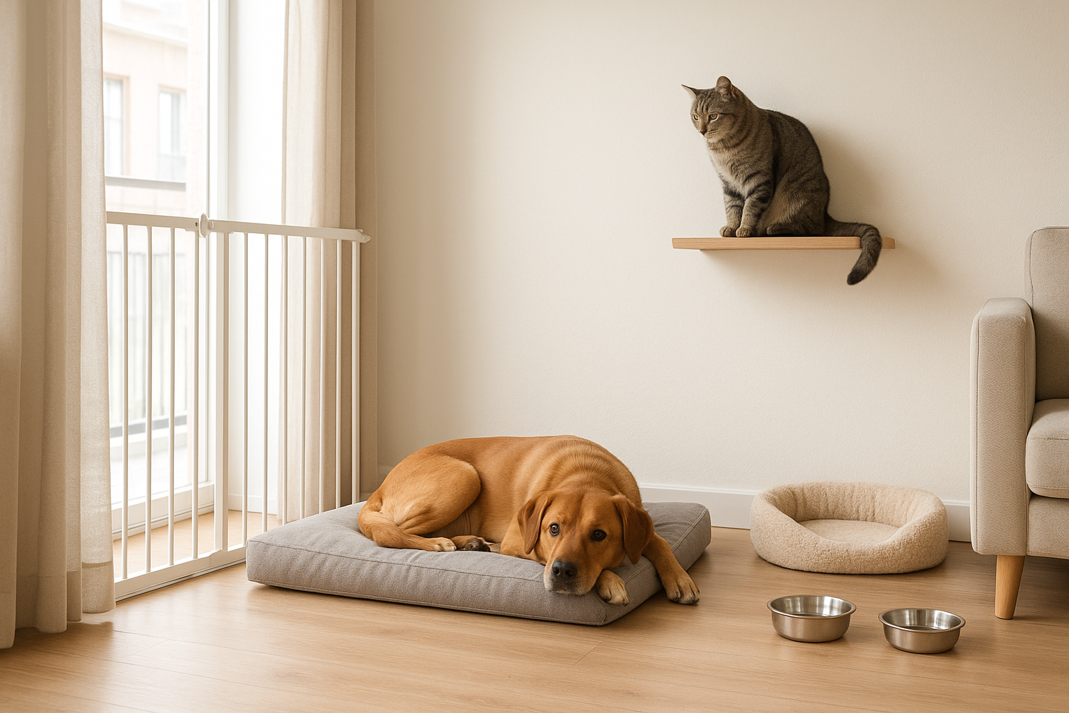 Convivenza tra cane e gatto in appartamento: strategie per un inserimento sereno