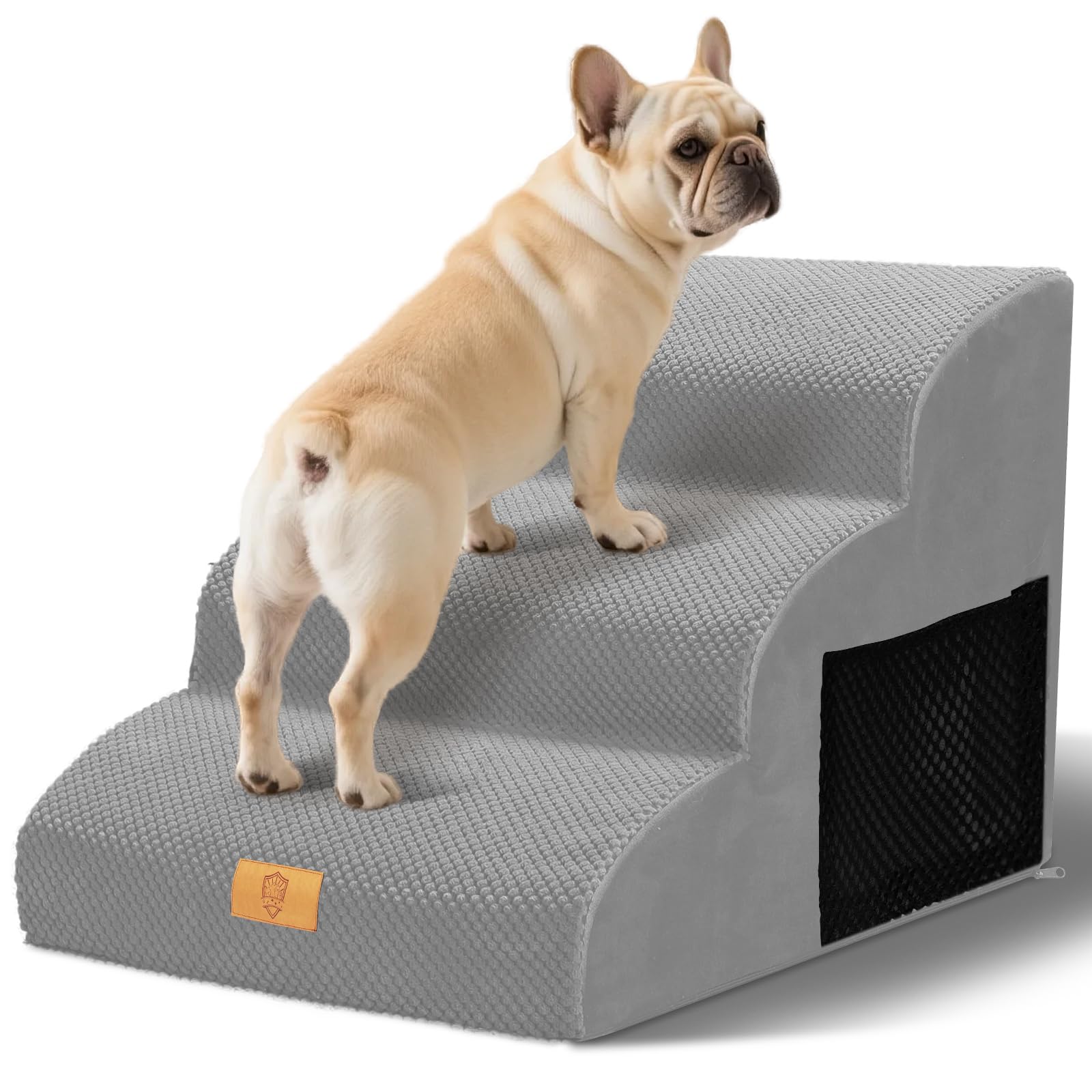 Thihome scala per cani di piccola taglia: tre gradini per aiutare il cane a salire su divano e letto