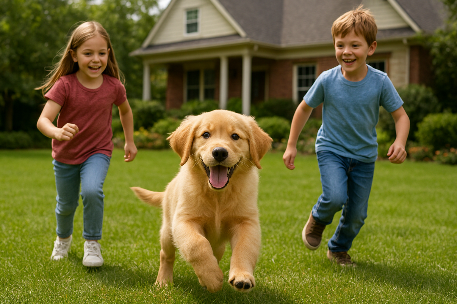 Golden retriever in famiglia: carattere, attività quotidiane e gestione del cucciolo nei primi 12 mesi