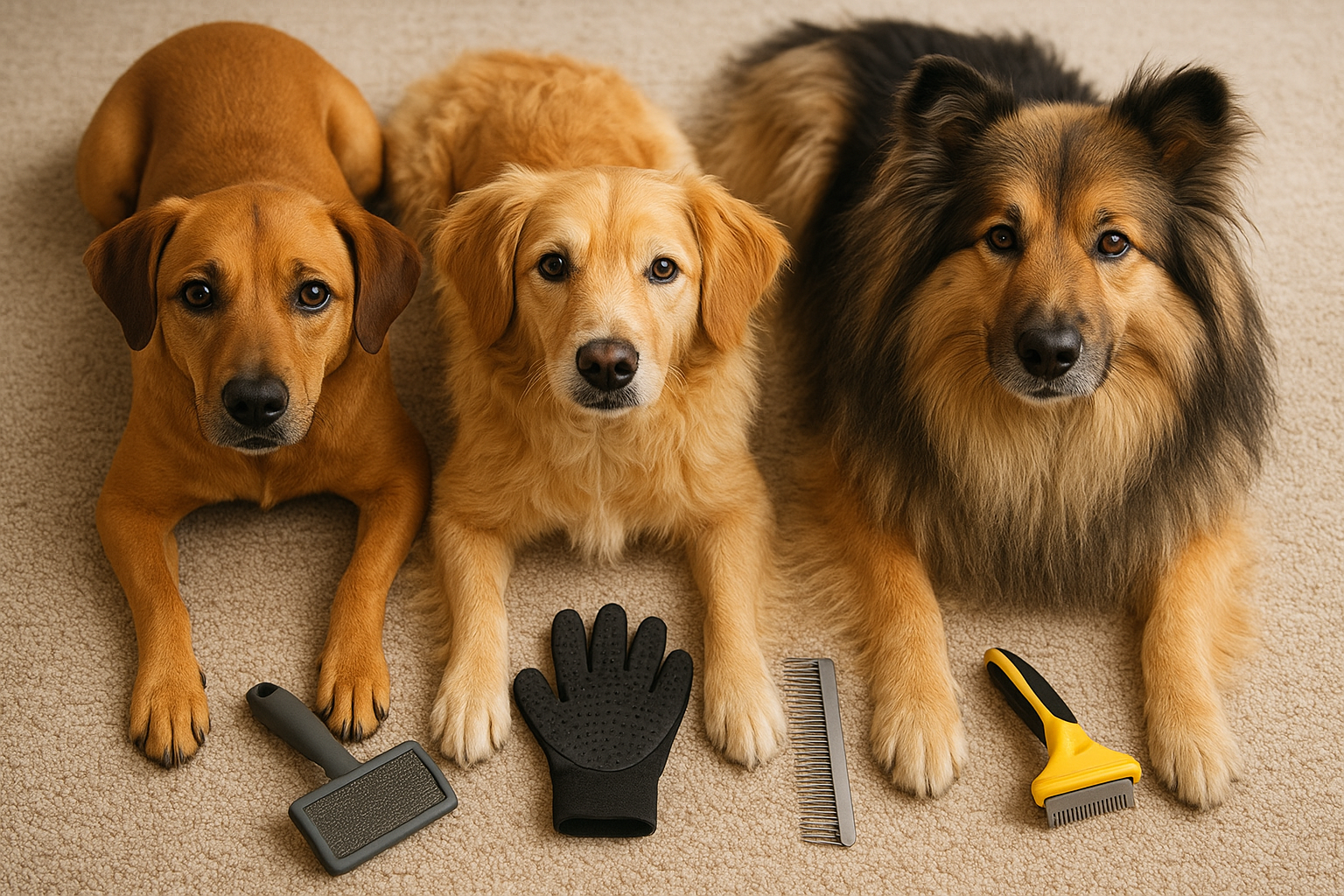 Spazzole per cani a pelo corto, medio e lungo: come scegliere quella giusta e quando usarla