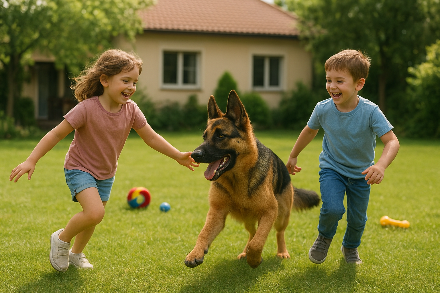 Pastore tedesco in famiglia: carattere, esigenze di movimento e gestione quotidiana del cucciolo