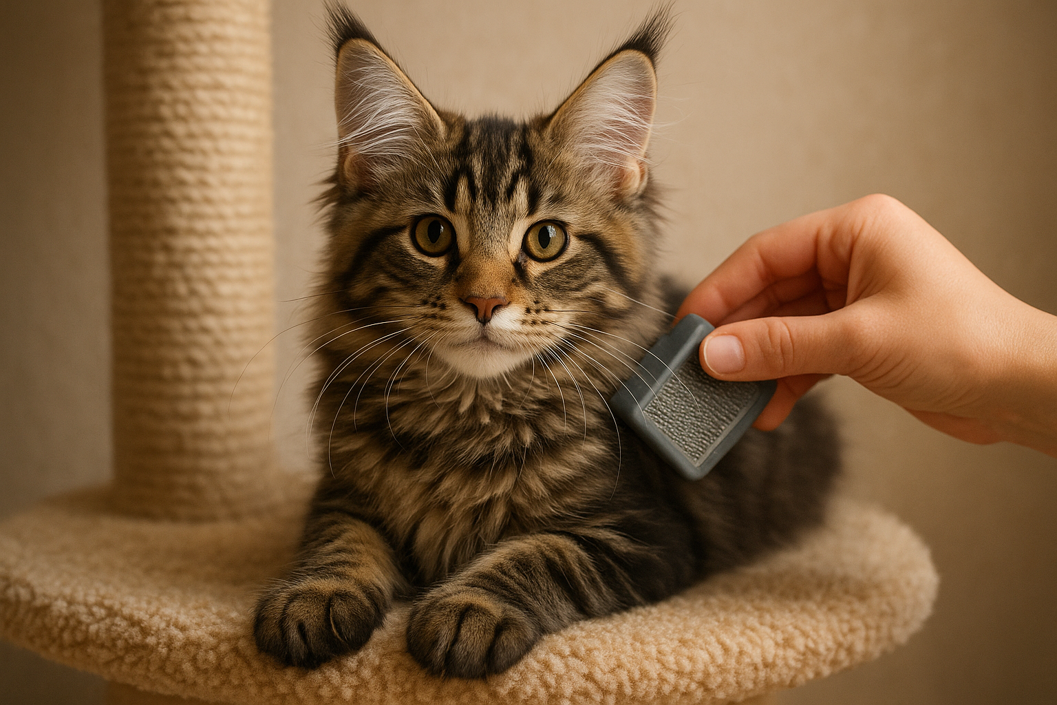 Maine coon cucciolo: crescita, socializzazione e primi controlli veterinari