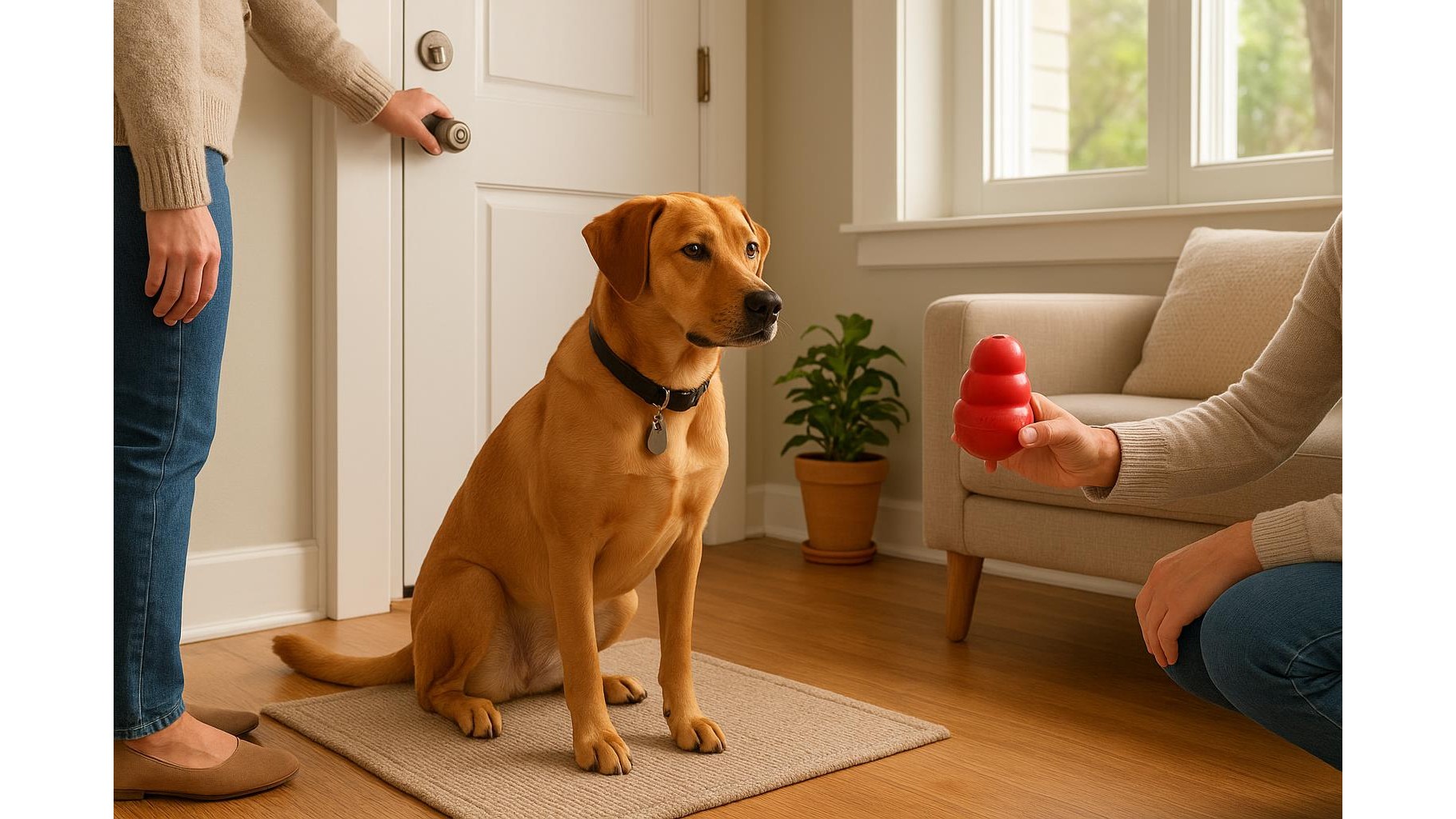 Cane che abbaia al campanello: come gestire il problema senza punizioni inutili