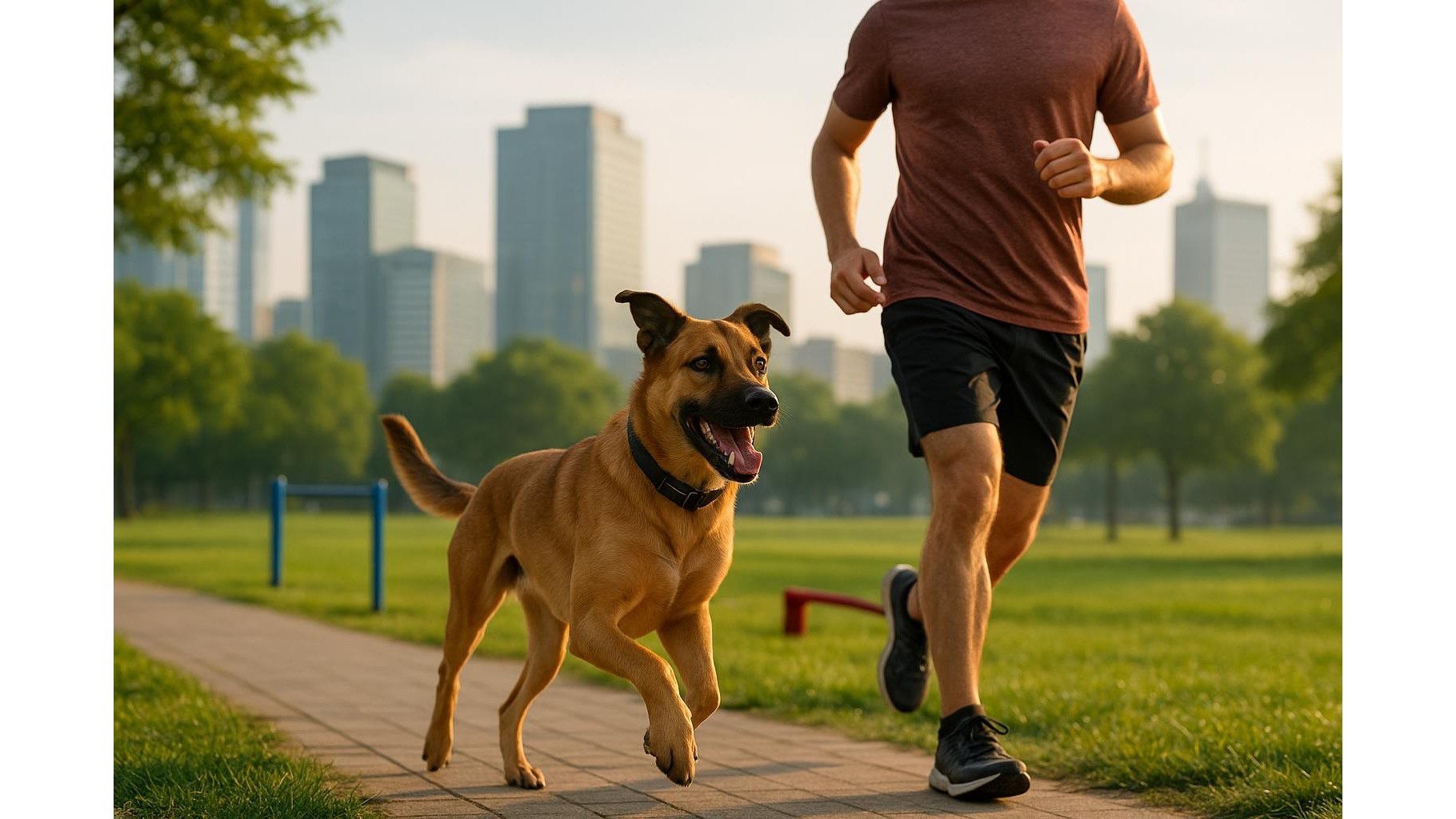 Cane sportivo in città: routine quotidiana per cani che amano correre, fare trekking e agility