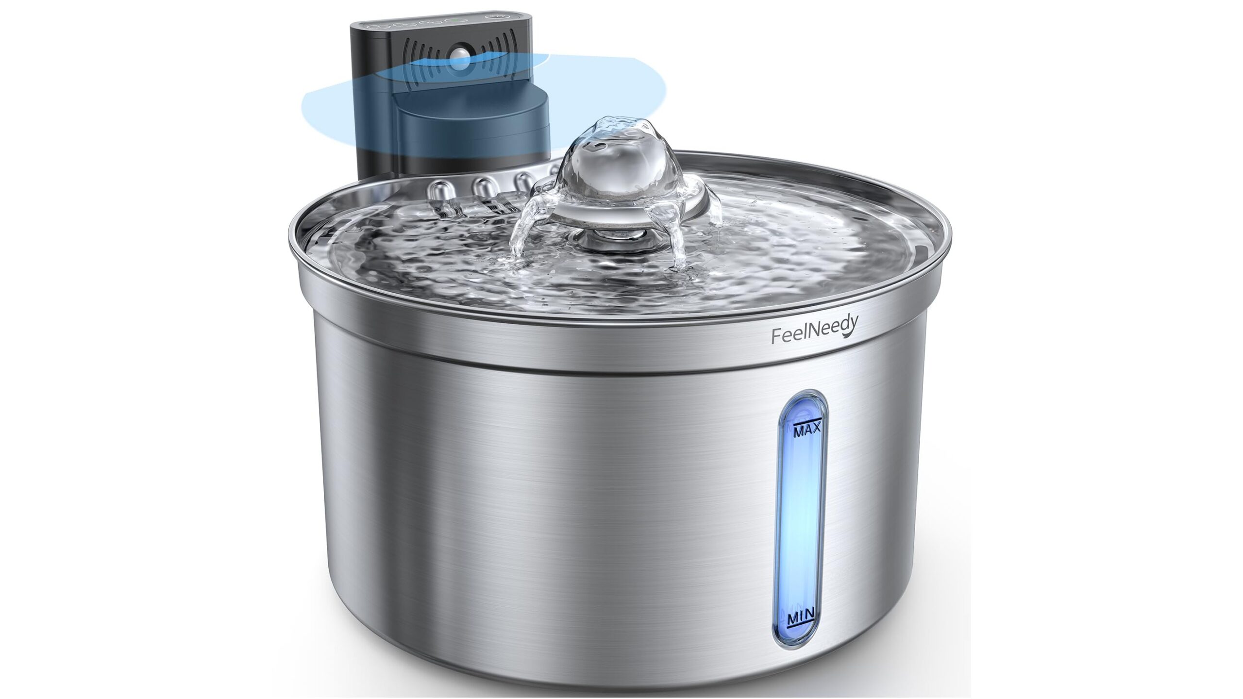 Fontanella per gatti Feelneedy senza fili: perché il modello in acciaio a forma di fiore è ideale per aumentare l’idratazione