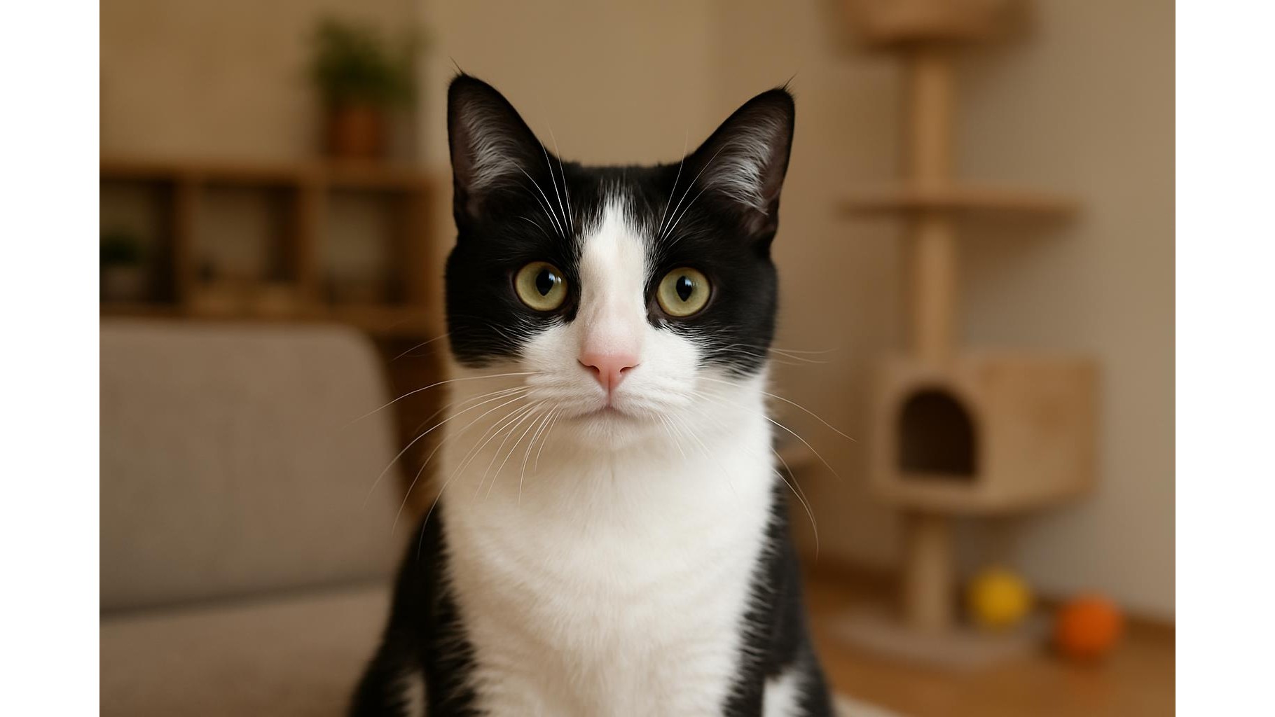 Gatto europeo bianco e nero: carattere, salute e falsi miti sui “mici mucca”