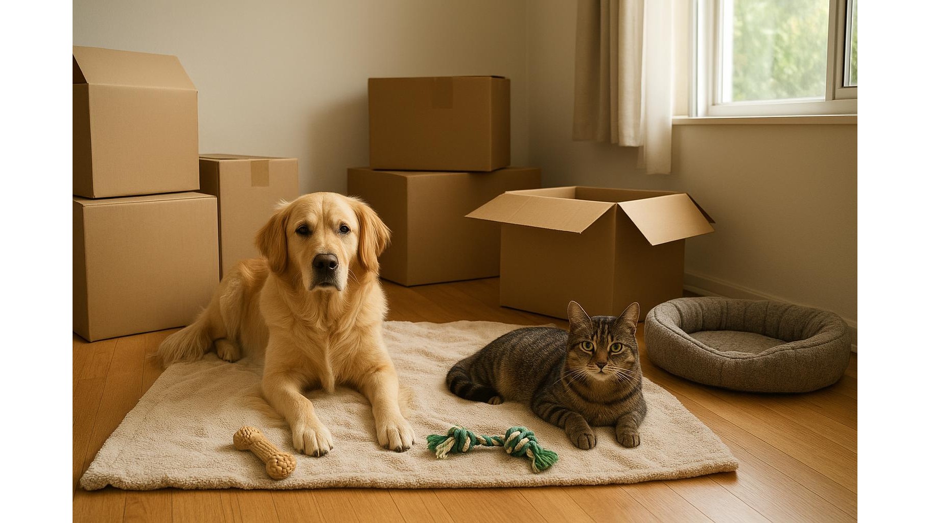 Organizzare un trasloco con cane e gatto: come ridurre ansia, fughe e incidenti nei giorni più critici