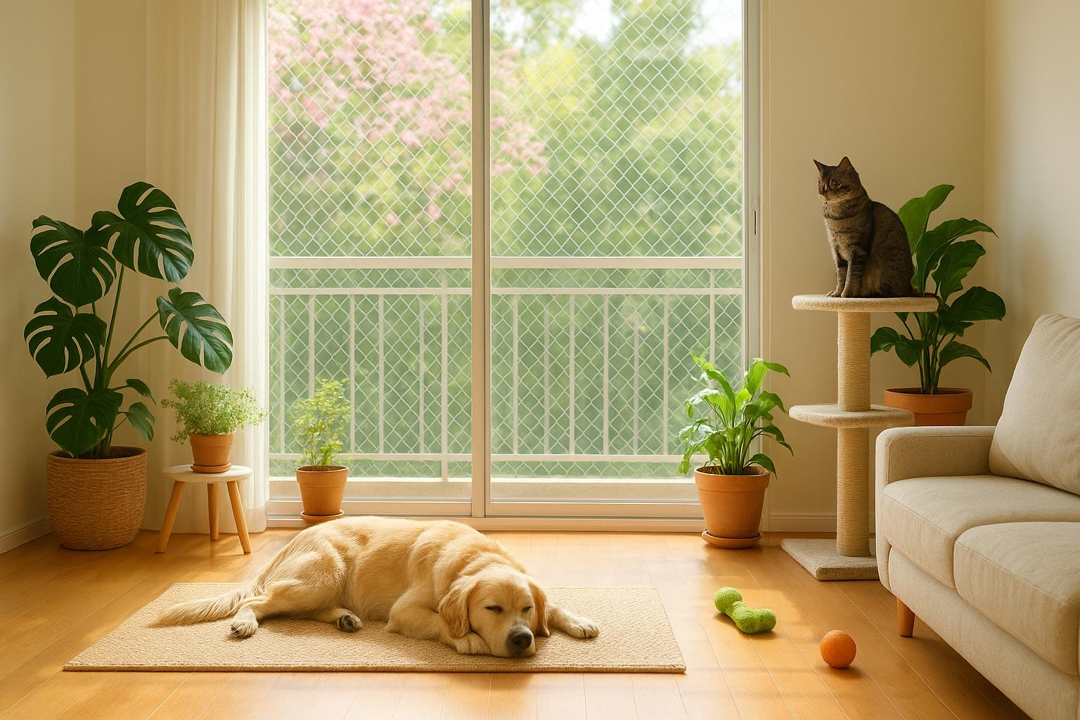 Organizzare le giornate di primavera con cane e gatto quando si lavora fuori casa