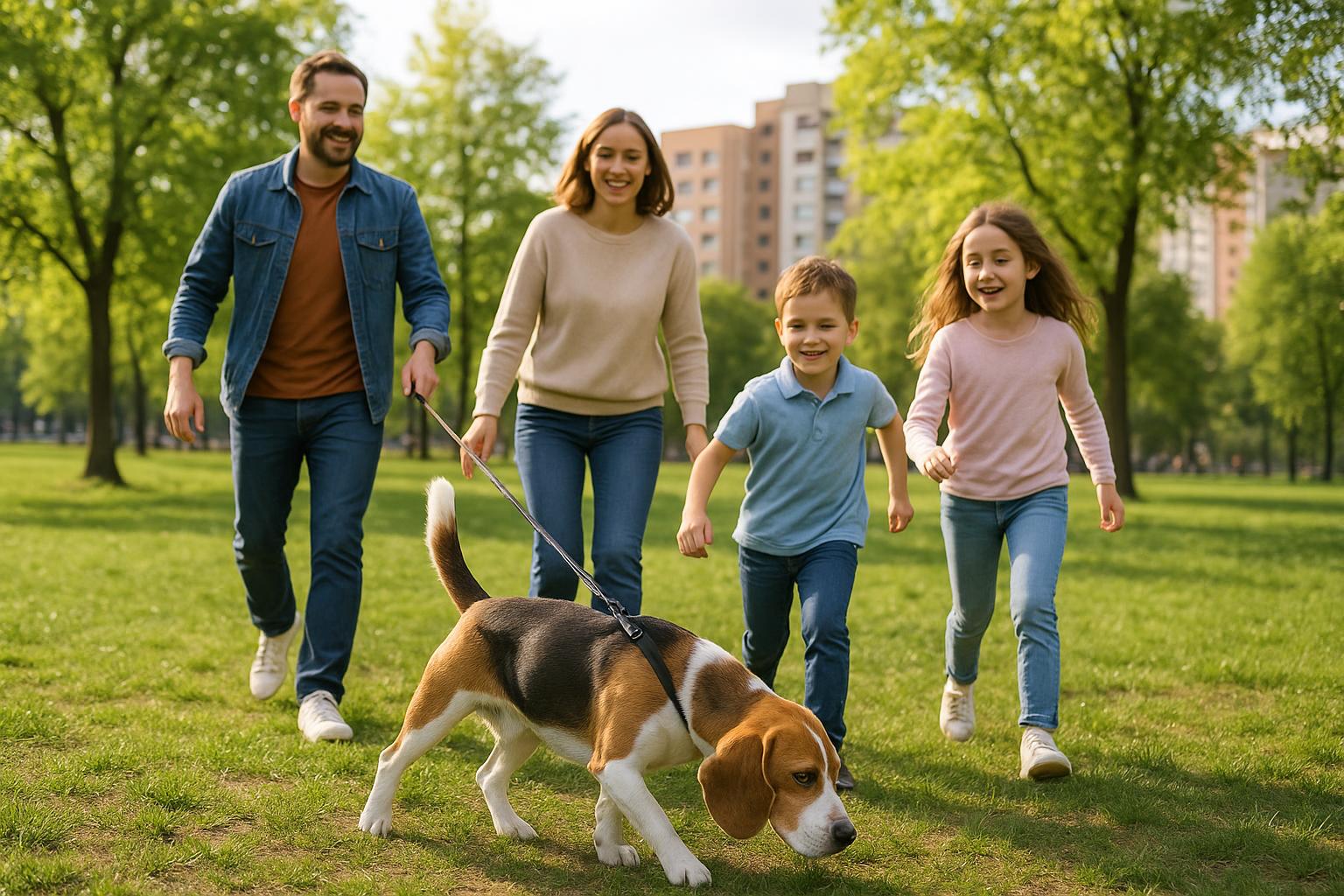 Cane da caccia in famiglia: come gestire energie, istinto predatorio e vita quotidiana in città