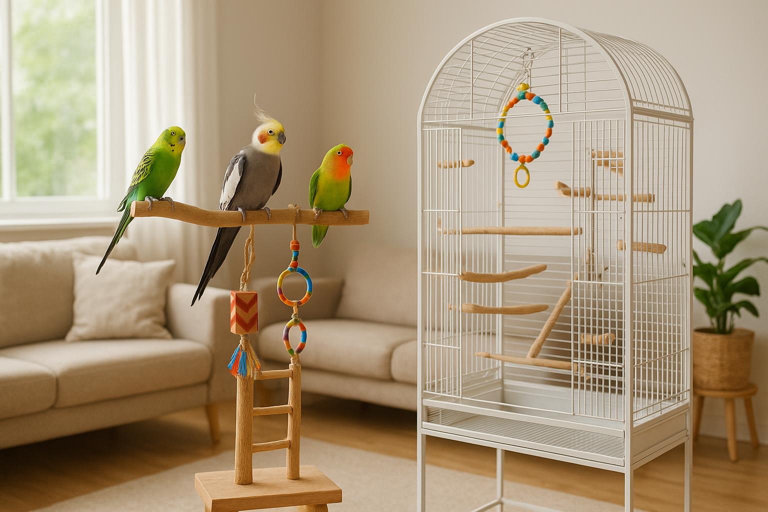 Primi passi con un pappagallo di piccola taglia: scelta responsabile tra cocorite, calopsite e parrocchetti