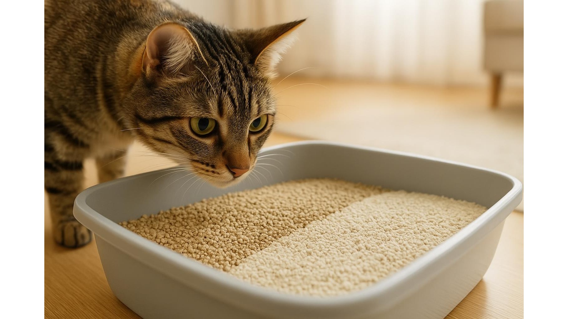 Gatto e cambi di sabbia in lettiera: come introdurre un nuovo prodotto senza stress