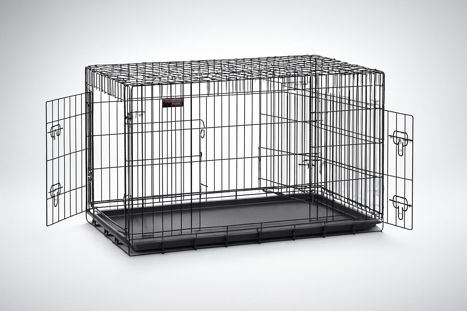 Feandrea gabbia pieghevole XXL per cani, soluzione robusta per casa, auto e gestione del cucciolo
