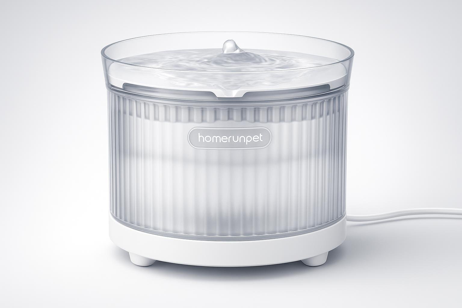 Homerunpet fontanella per gatti con pompa ultra silenziosa, più acqua fresca con meno stress
