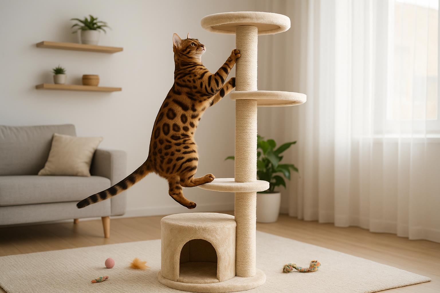 Gatto bengala in appartamento: quanto spazio serve davvero e come tenerlo sereno