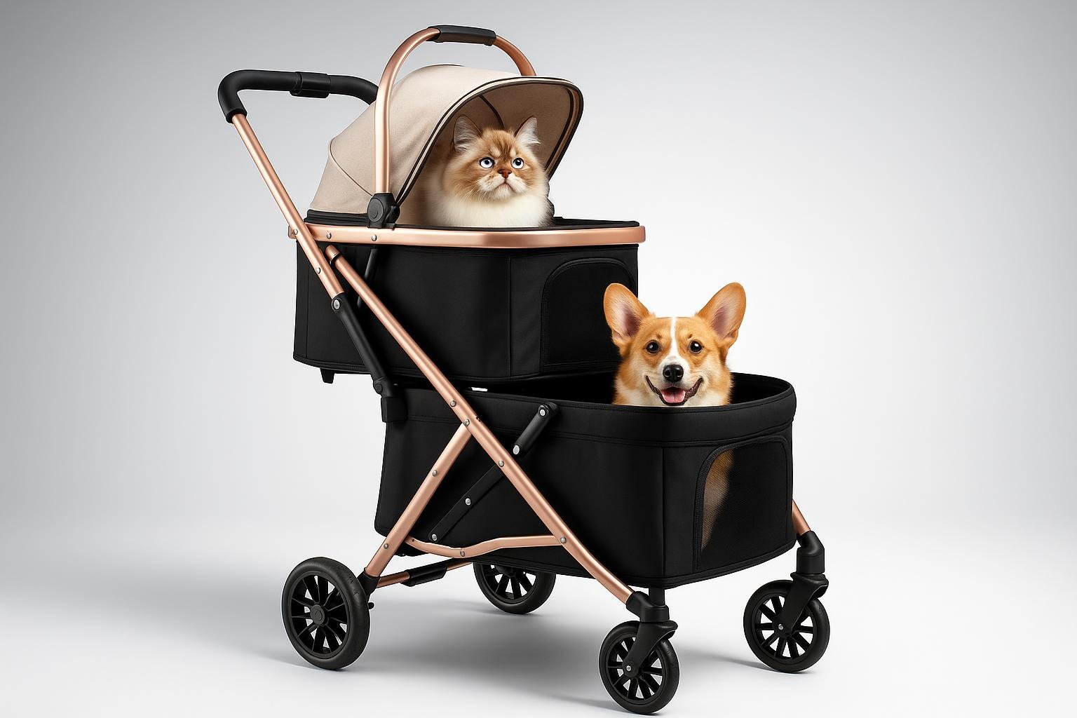 MAMIZO passeggino pieghevole per cani fino a 15 kg, l’offerta per chi porta il pet sempre con sé