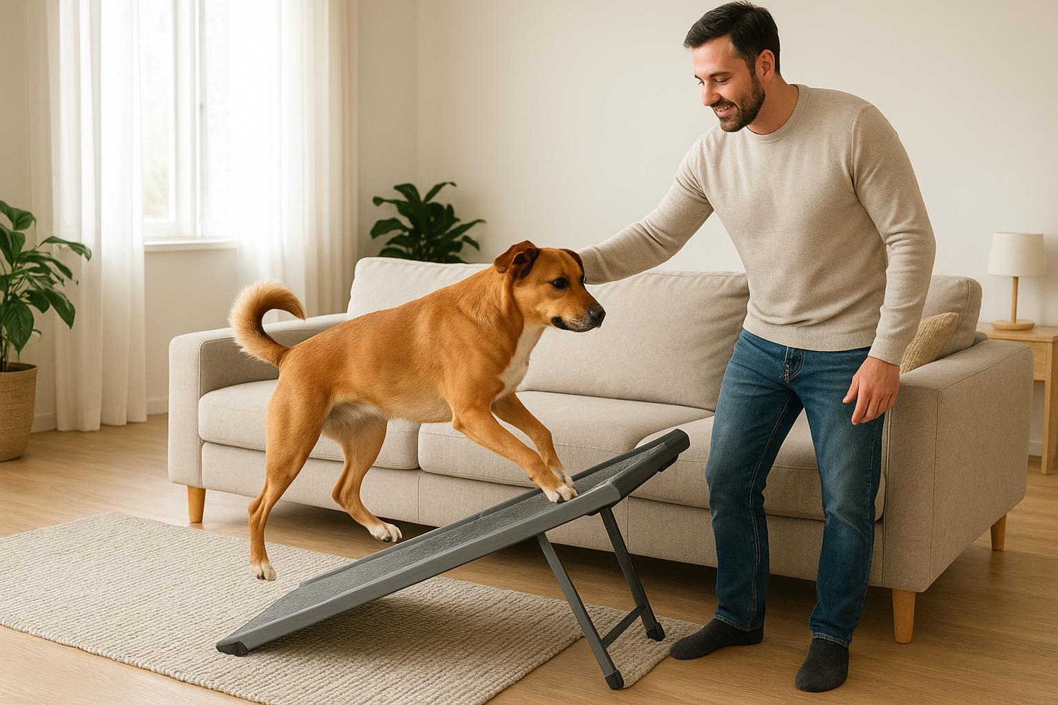 Cane e salti sul divano: prevenire infortuni con semplici esercizi a casa