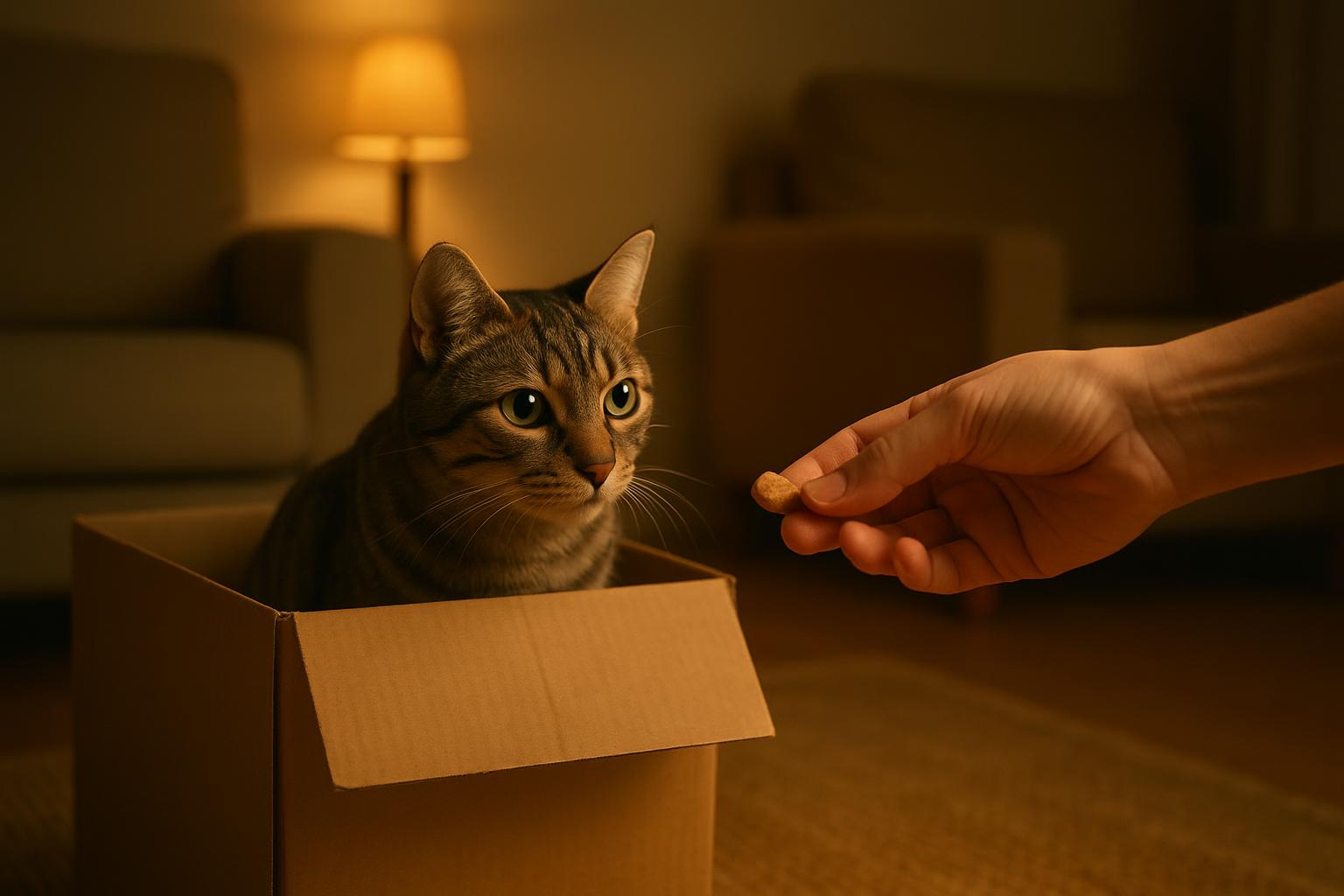 Gatto timido o diffidente: strategie dolci per aiutarlo a fidarsi di nuovo delle persone