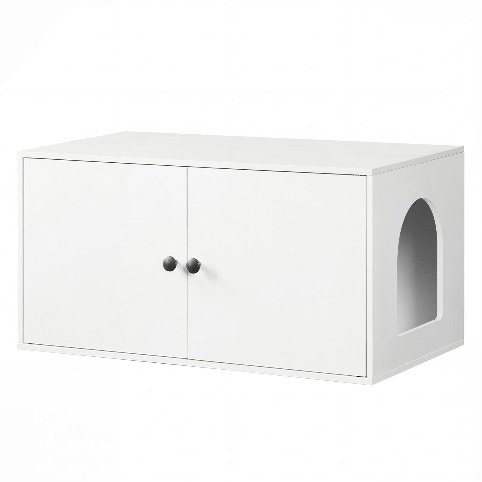 Hoobro casetta per lettiera per gatti, mobile discreto per nascondere la toilette in soggiorno