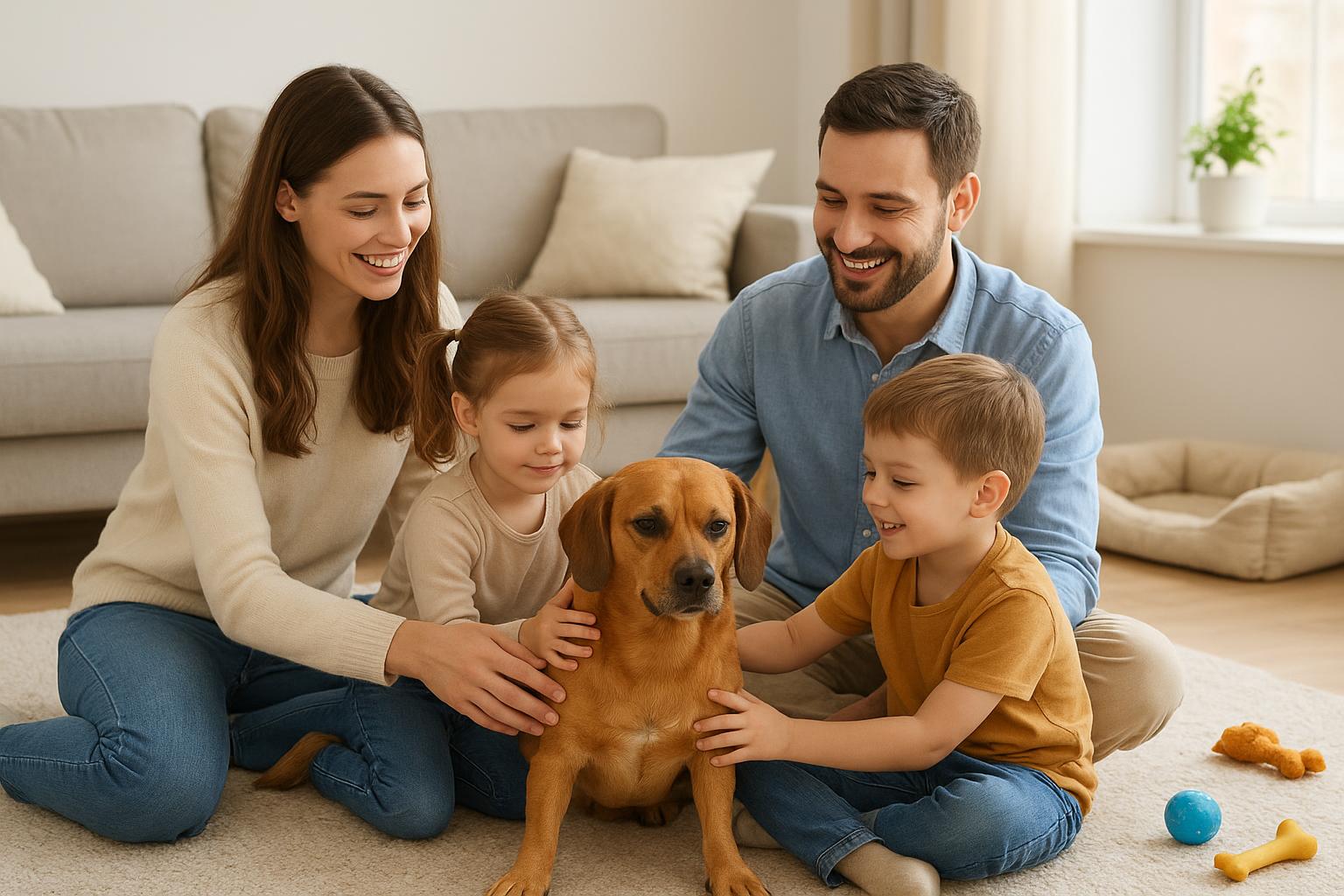 Quando il pet entra nella vita di coppia con figli piccoli: organizzare regole chiare per tutti