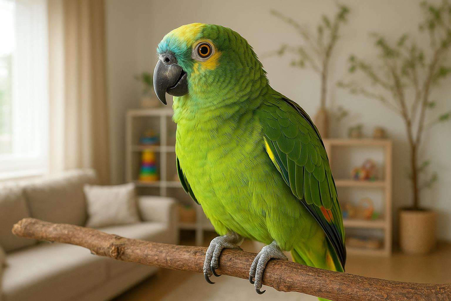 Primo pappagallo amazzone in casa: impegno, cura quotidiana e aspetti etici da conoscere