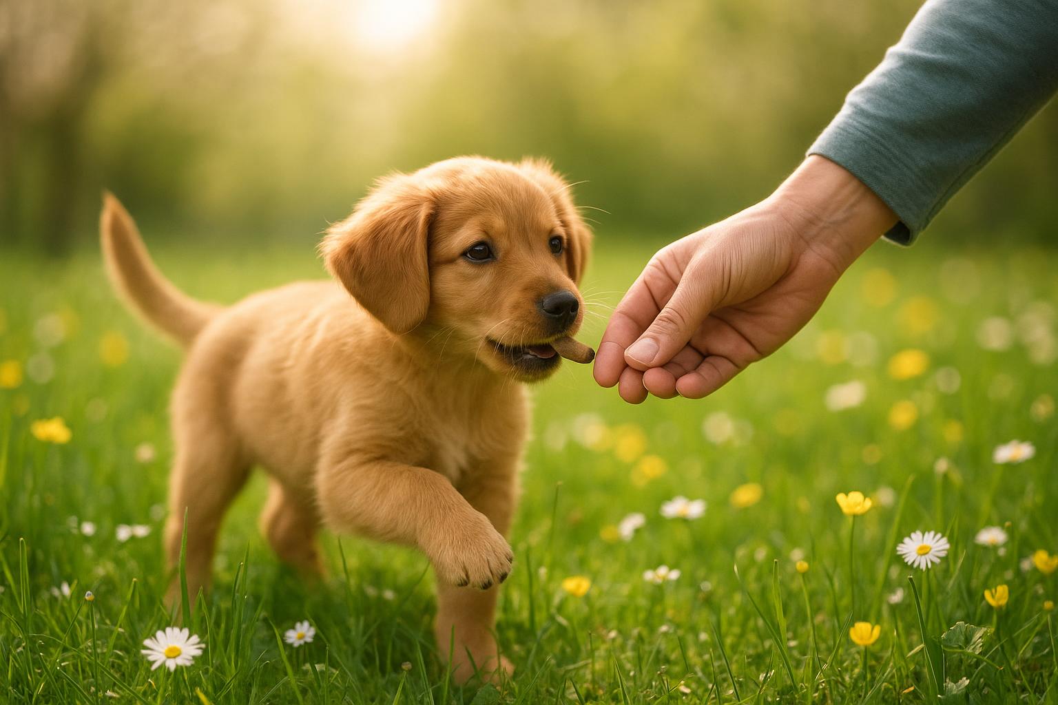 Cane cucciolo in primavera: come impostare da subito una buona educazione
