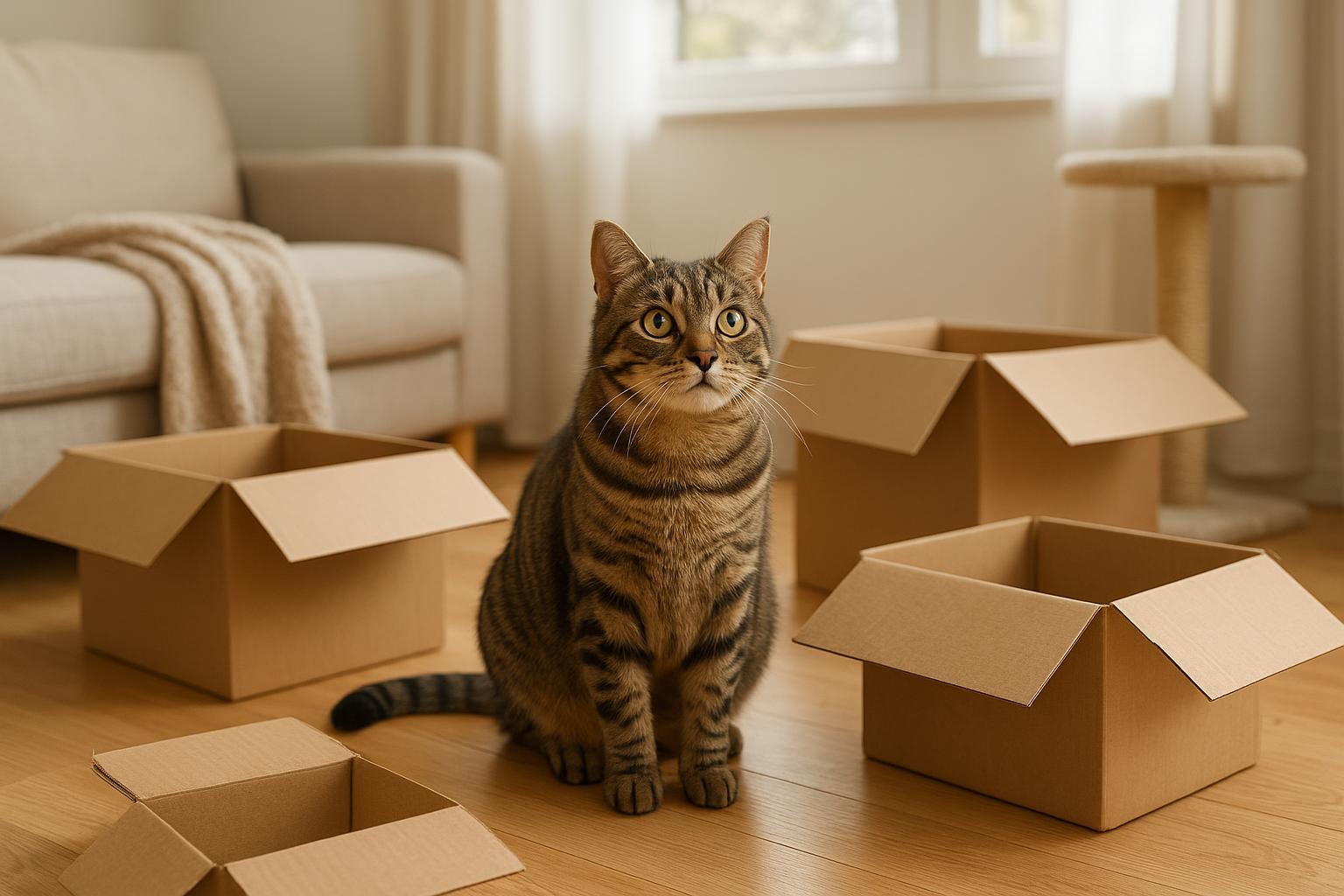 Gatto e cambio casa nella stessa città: come aiutarlo ad adattarsi al nuovo ambiente