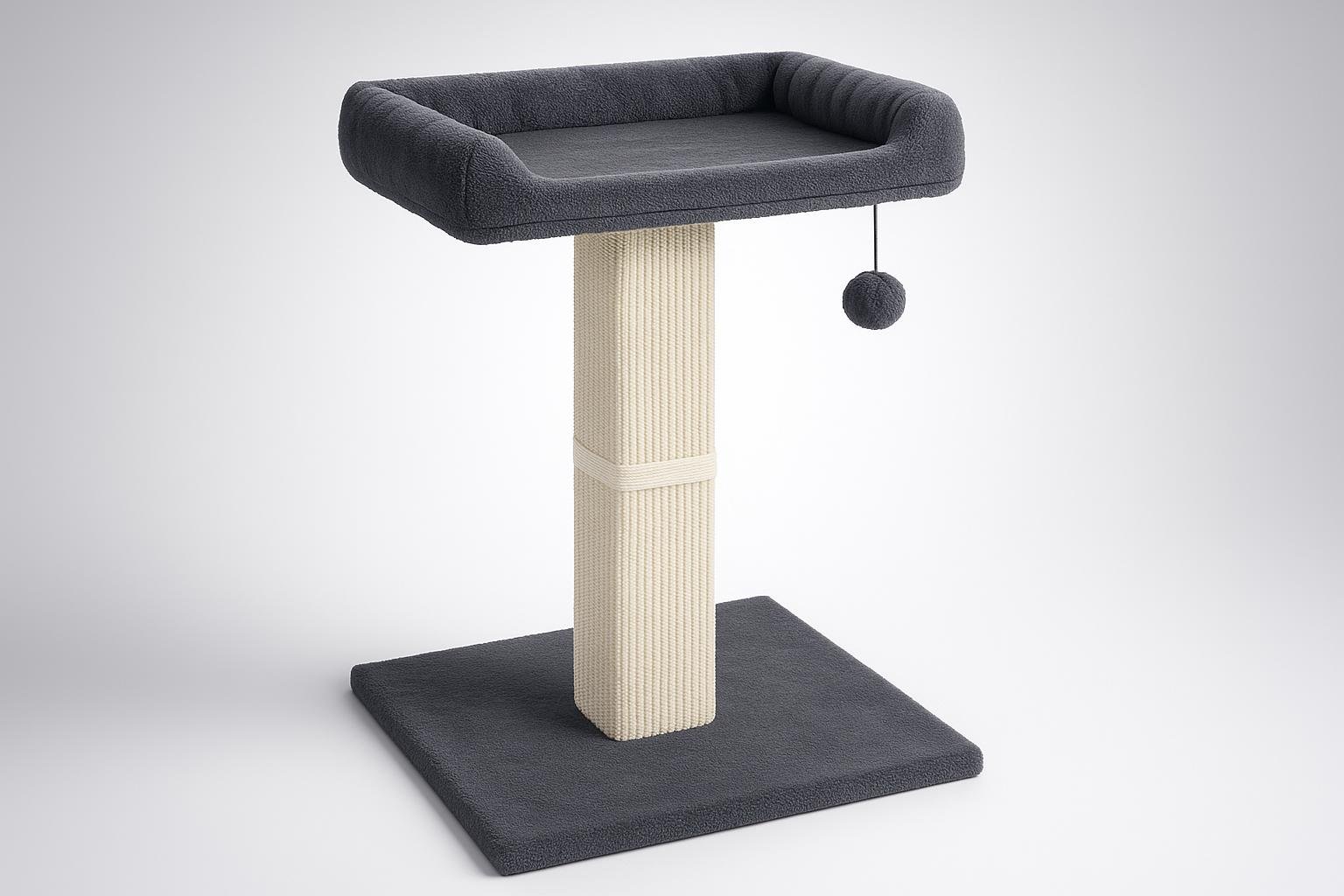 Feandrea albero tiragraffi compatto, ideale per gatti da appartamento con poco spazio