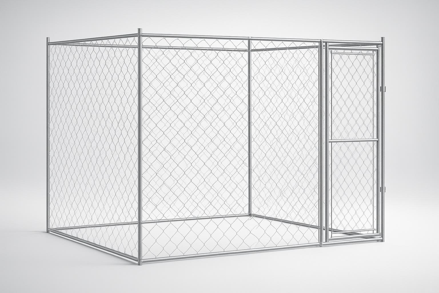 vidaXL gabbia per cani da giardino 2x2x2 m: spazio e sicurezza per i cani di taglia grande