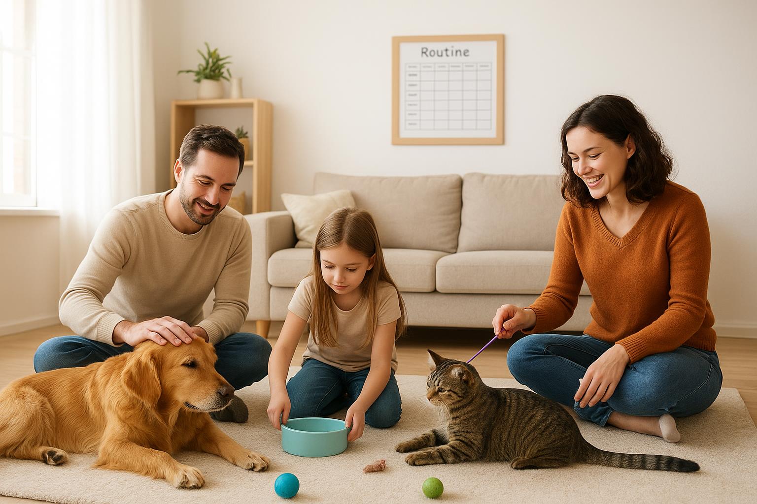 Vivere con più pet e poco tempo libero: organizzare una routine sostenibile per tutti