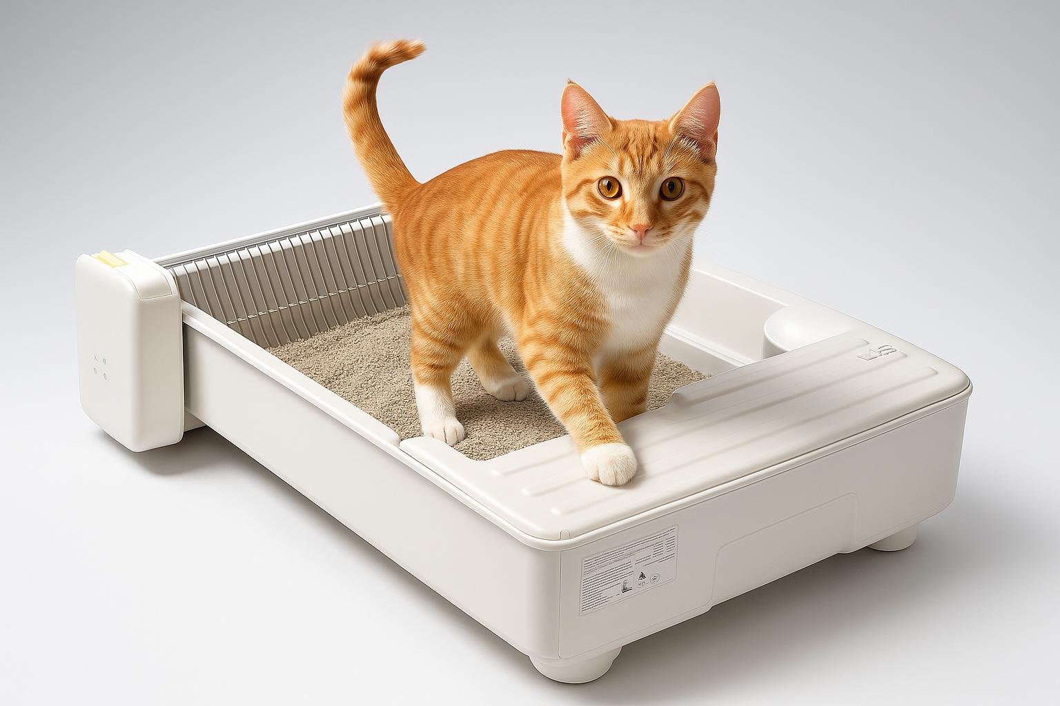 UBPET C31 lettiera autopulente aperta per gatti, gestione smart della sabbia in offerta su Amazon