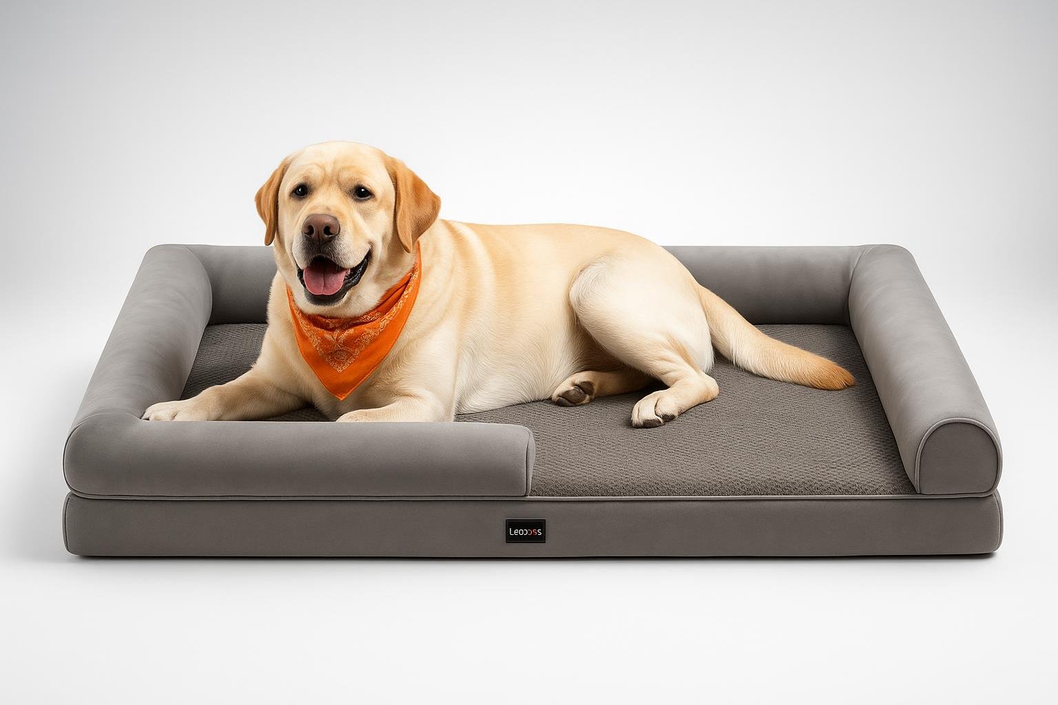 Feandrea cuccia ortopedica extra large, il divano imbottito per cani di taglia grande