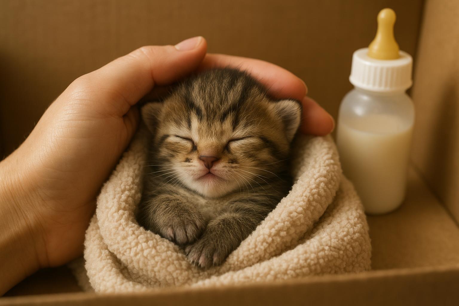 Gatto neonato senza mamma: come intervenire nelle prime 72 ore in modo sicuro