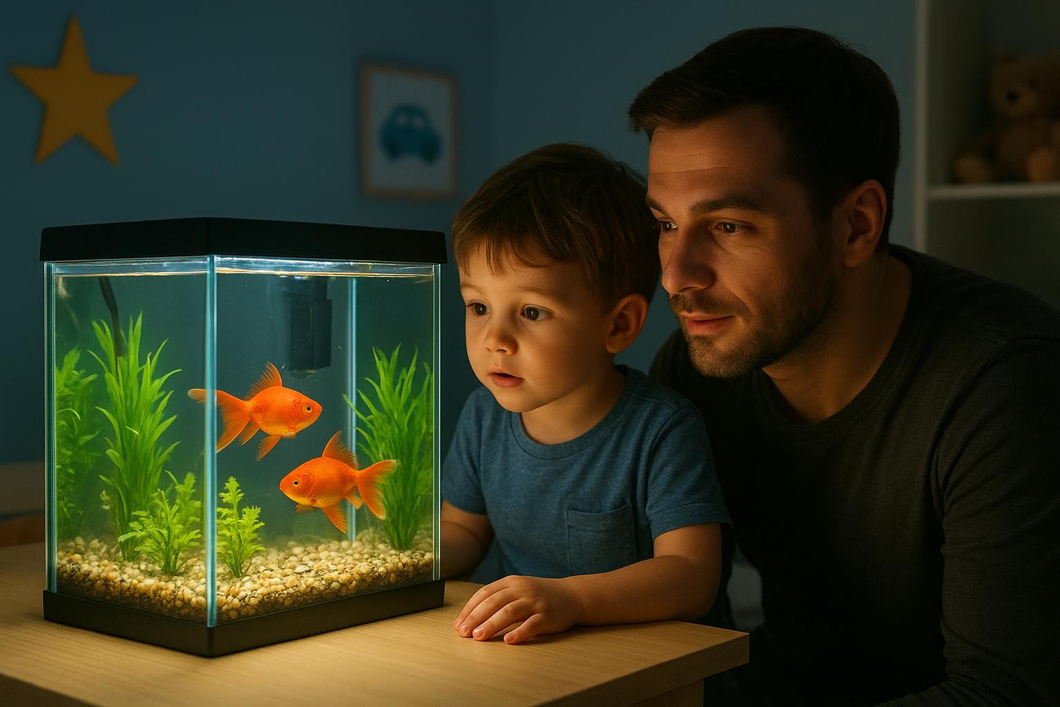 Primo acquario per bambini con pesci rossi: come impostarlo in modo responsabile