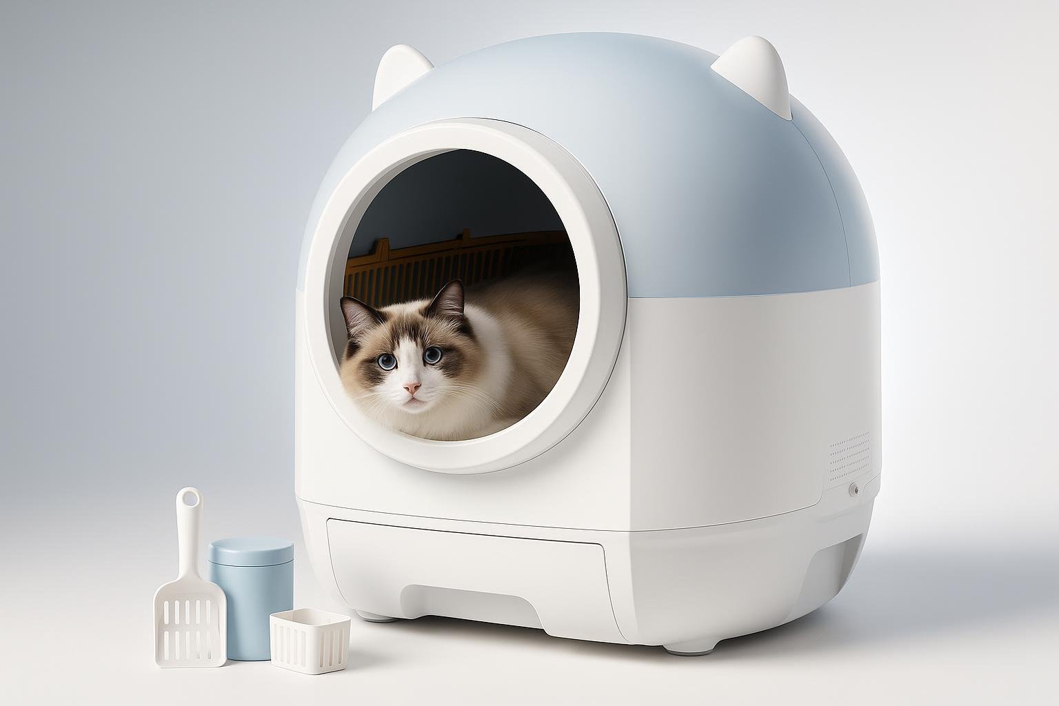 Devoko lettiera gatto autopulente XXL 90L in offerta su Amazon, soluzione smart per case con più mici