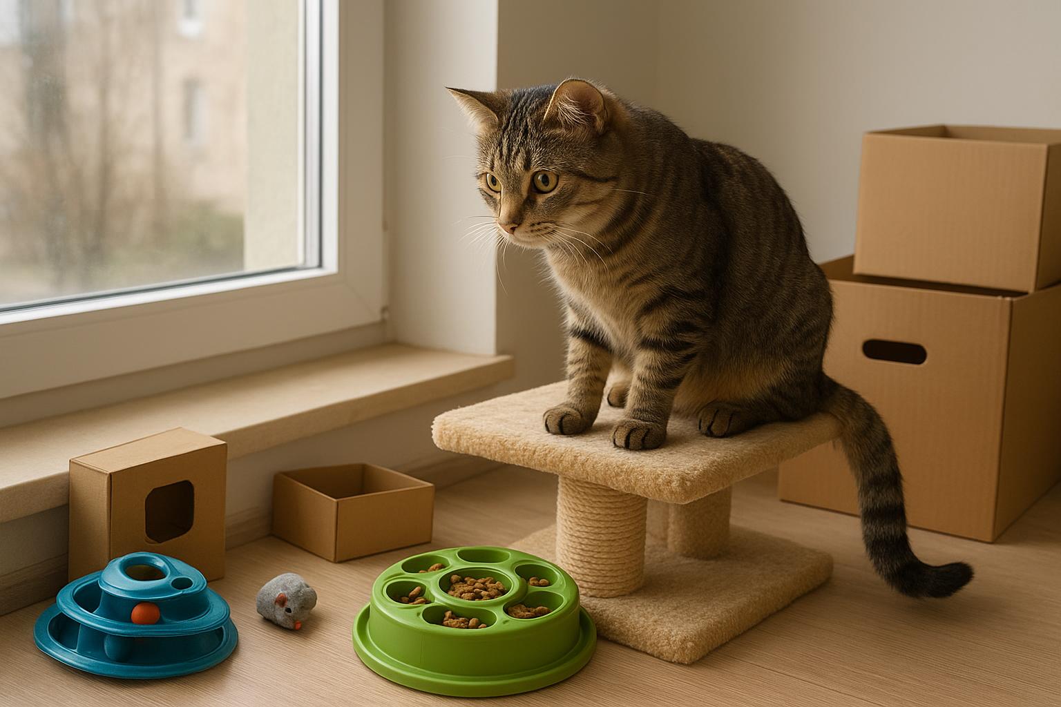 Gatto e noia in casa: segnali nascosti e idee di attività per una giornata più ricca