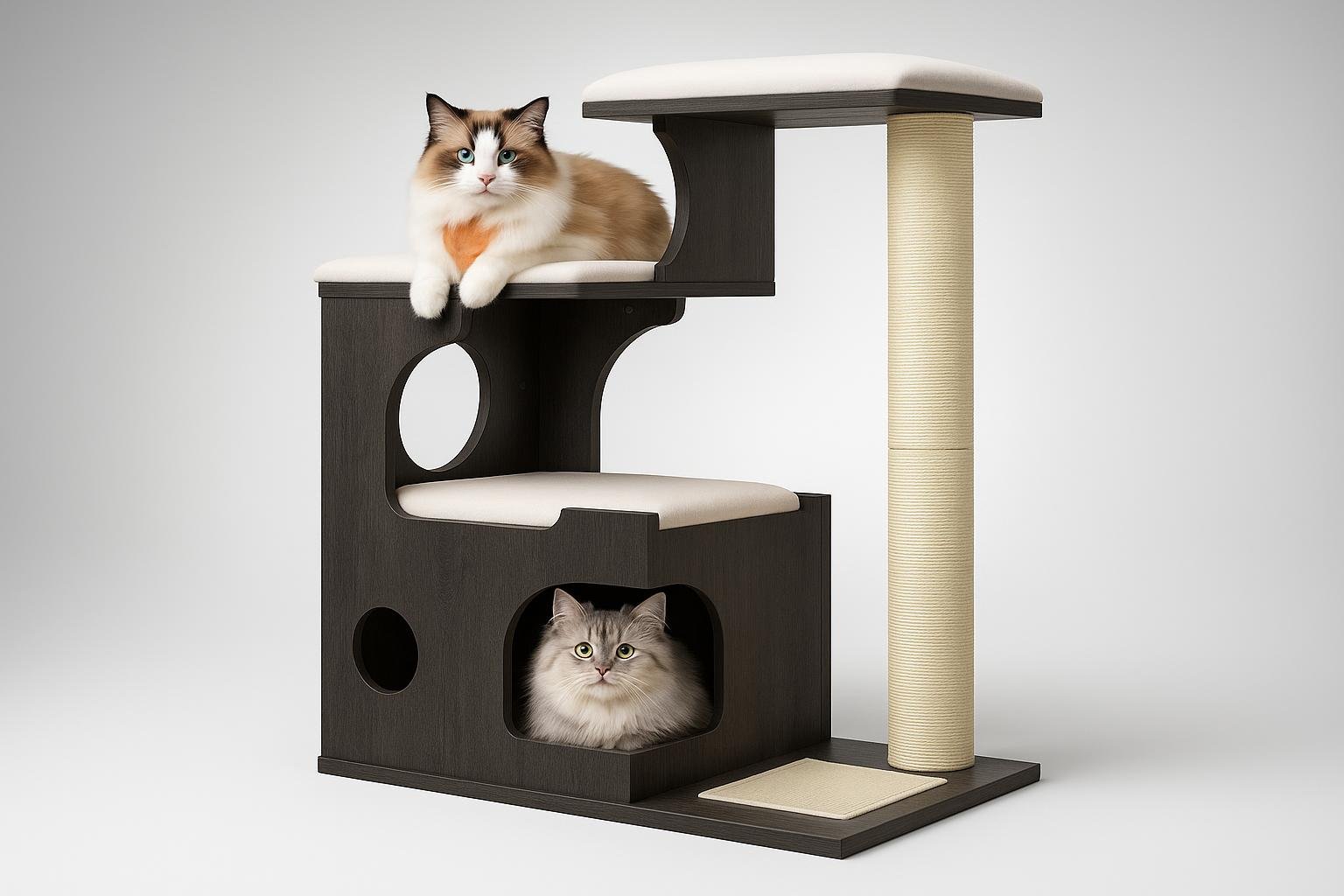 Feandrea tiragraffi compatto in offerta su Amazon, la palestra ideale per gatti di casa