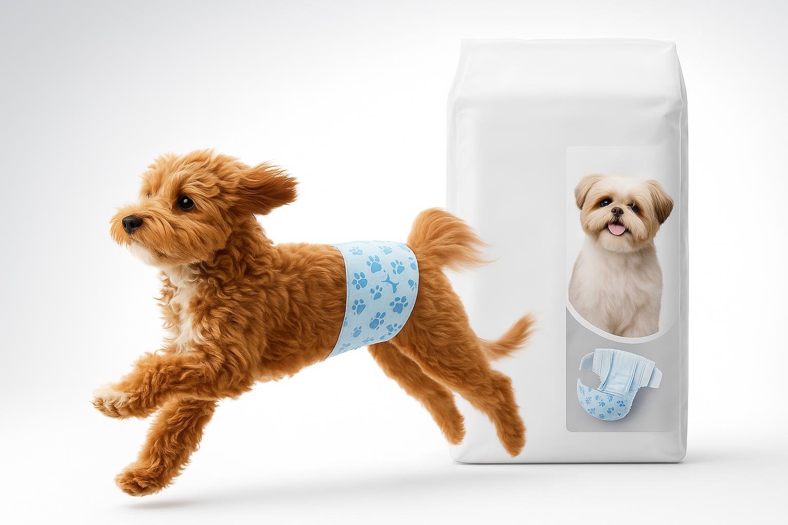 Pannolini monouso Flying Paws in offerta, un aiuto pratico per cani anziani e in viaggio