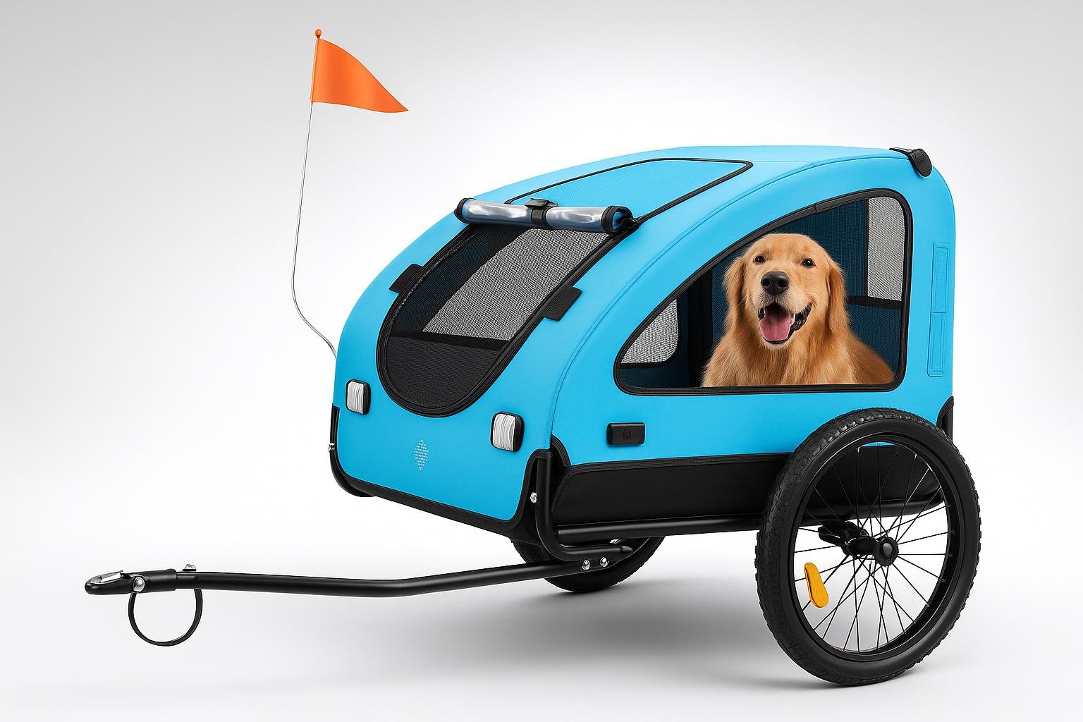 KESSER rimorchio per cani 2 in 1 per bici, come organizzare gite e vacanze su due ruote col tuo pet