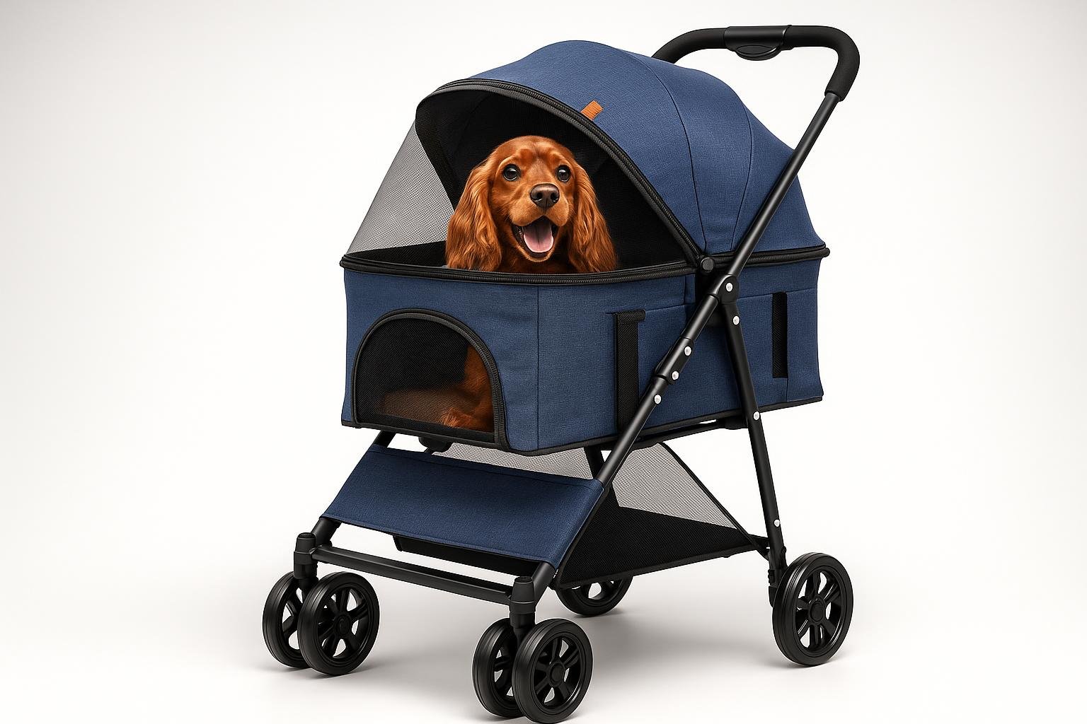 Passeggino per cani LOVPET 2 in 1 in offerta su Amazon: ideale per cuccioli, anziani e cani con mobilità ridotta