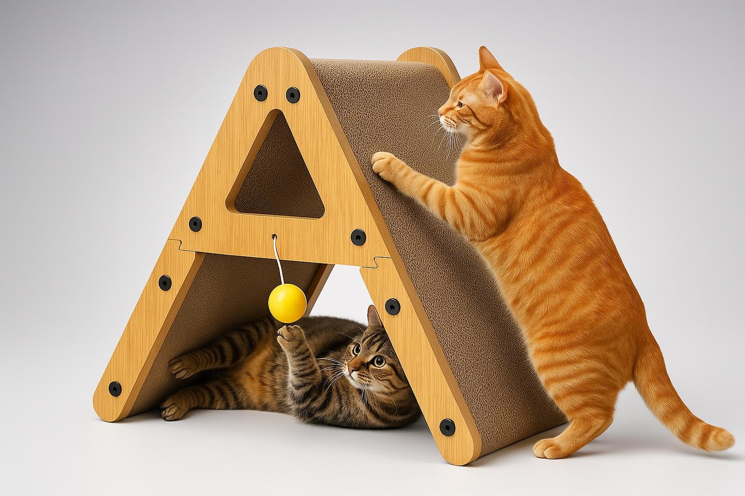 Tiragraffi orizzontale, verticale o a tappeto? Come scegliere il modello giusto per il tuo gatto