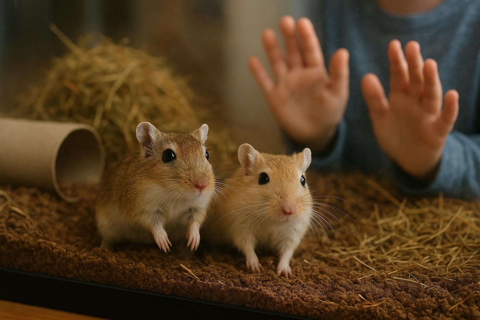Gerbilli domestici in famiglia: cosa aspettarsi da questi piccoli scavatori sociali