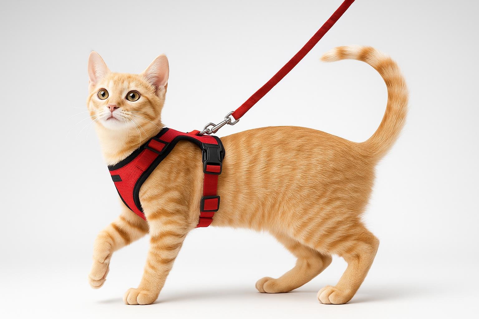 Guida alle taglie e ai materiali delle pettorine per gatti indoor e da balcone