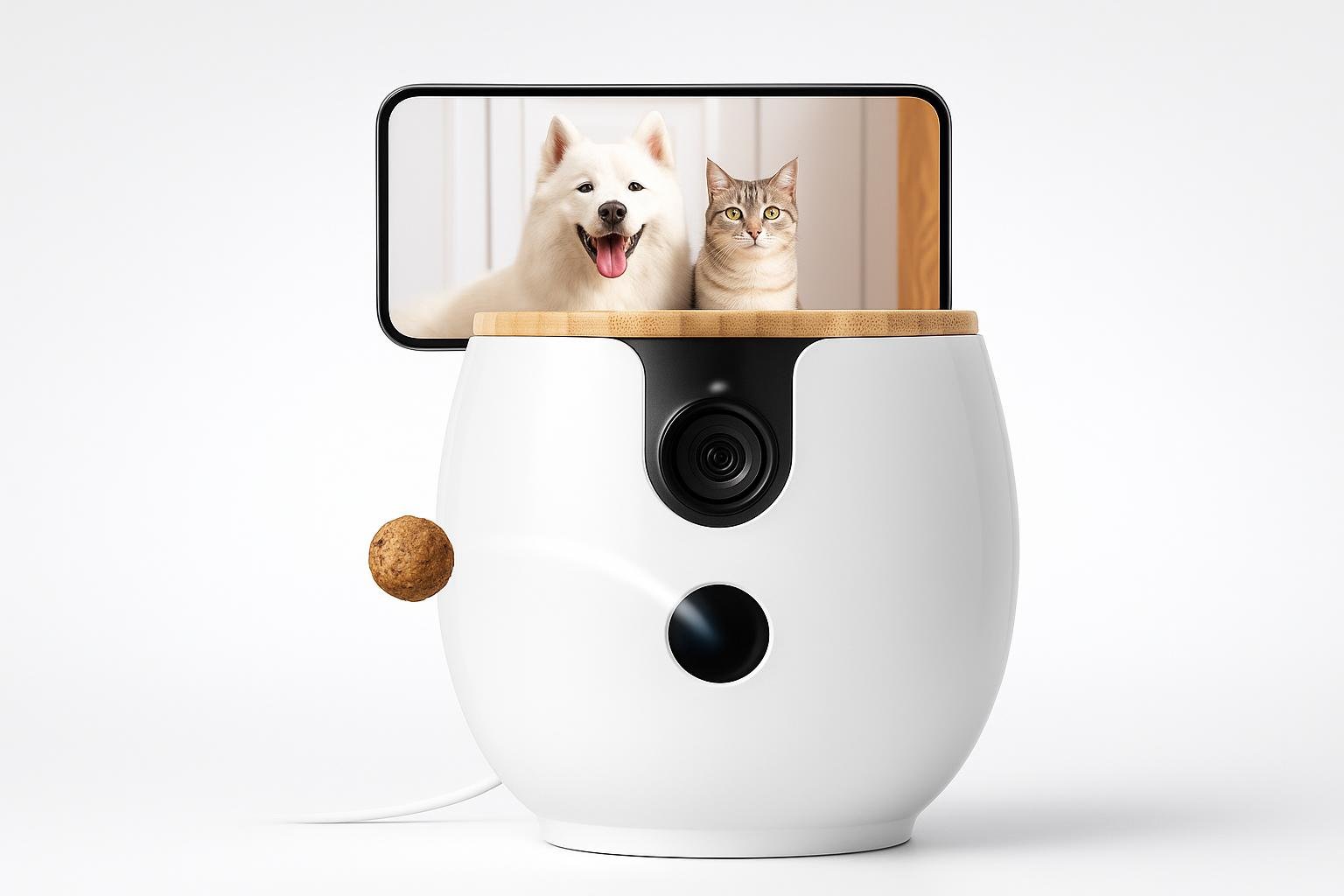 Furbo Mini 360º, la videocamera lancia-croccantini per cani e gatti in offerta su Amazon