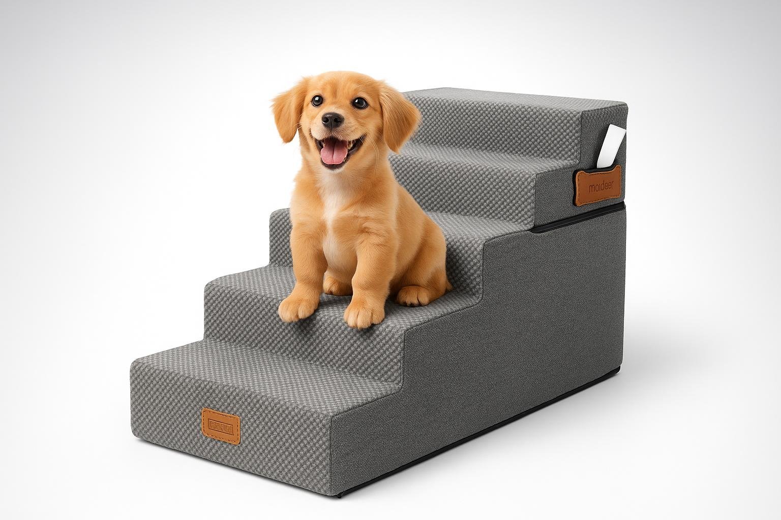 Nobleza scaletta per cani e gatti di piccola taglia, un aiuto morbido per salire su divano e letto