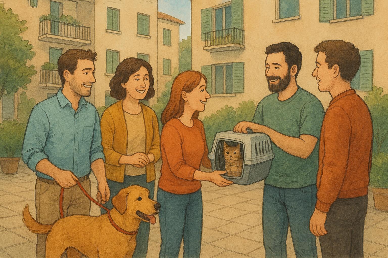 Organizzare uno scambio di pet sitting tra vicini: come creare una rete di aiuto per cane e gatto